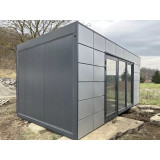 Kancelářský a obytný kontejner D18 šedý