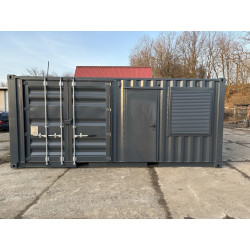 Skladový lodní kontejner s kanceláří CG20